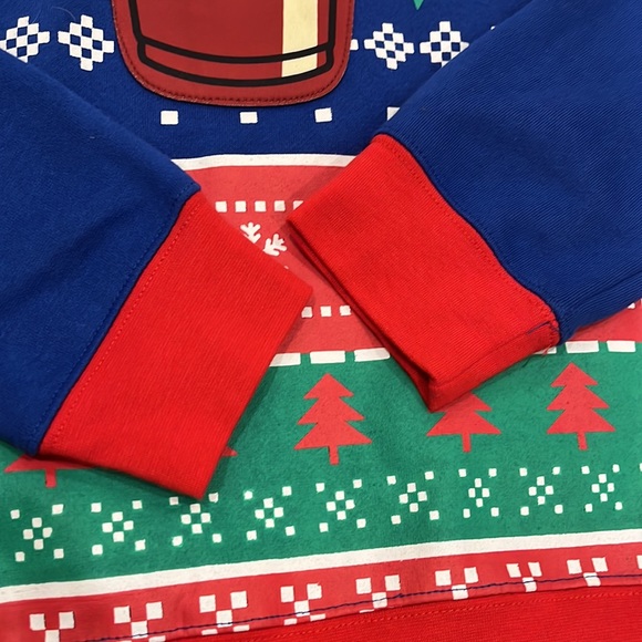 AWAKE CHEERS ugly Christmas sweatshirt. Like new condition. Women’s M / Men’s XS - Picture 2 of 8